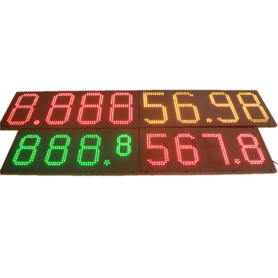IP65 Waterproof LED Display Board Gas Station LED Pylon Sign
