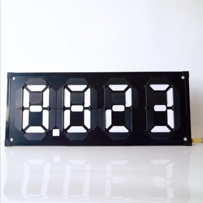 White Word Aluminous Board Fuel Price Flip Signs Digital Price Signs For Gas Station
